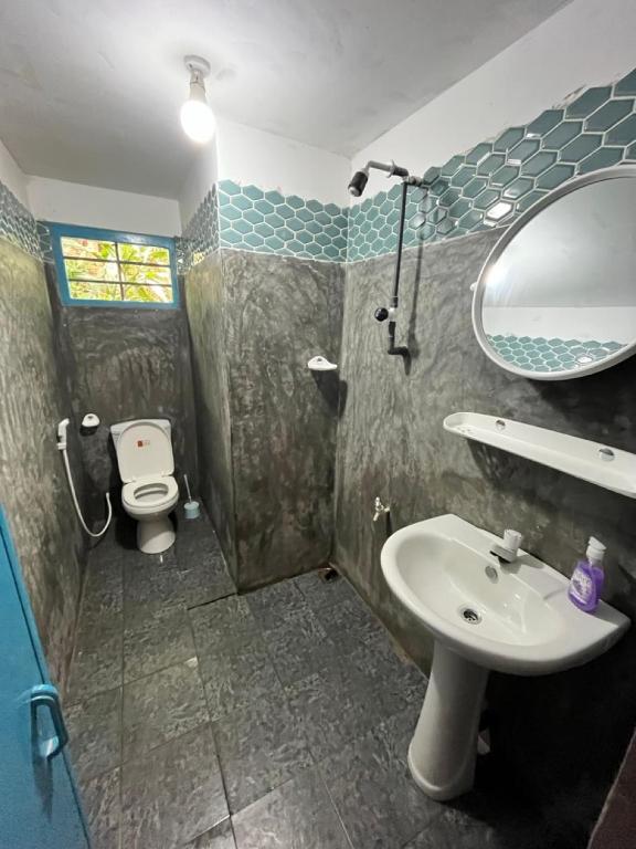 Koupelna v ubytování Gioia House