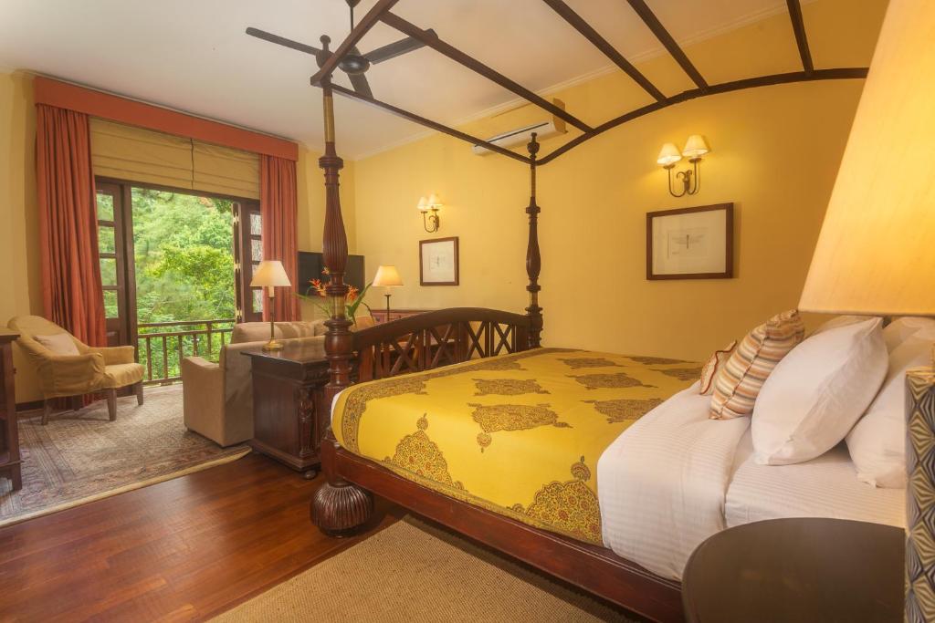 Posezení v ubytování Kandy Dendrobium House