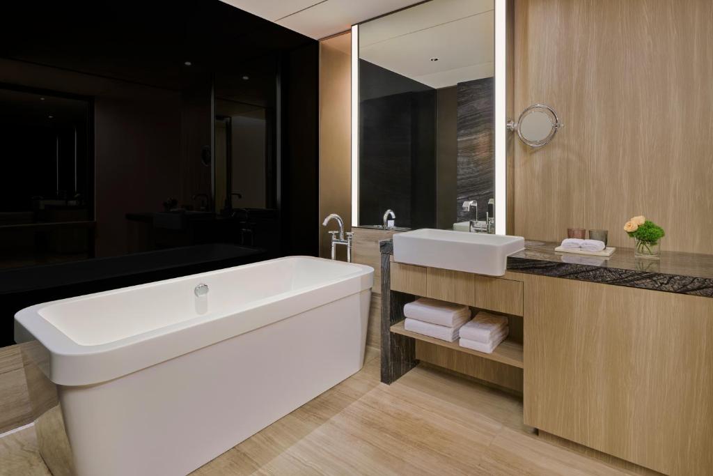 Koupelna v ubytování Shenzhen Dameisha Kingkey Palace Hotel