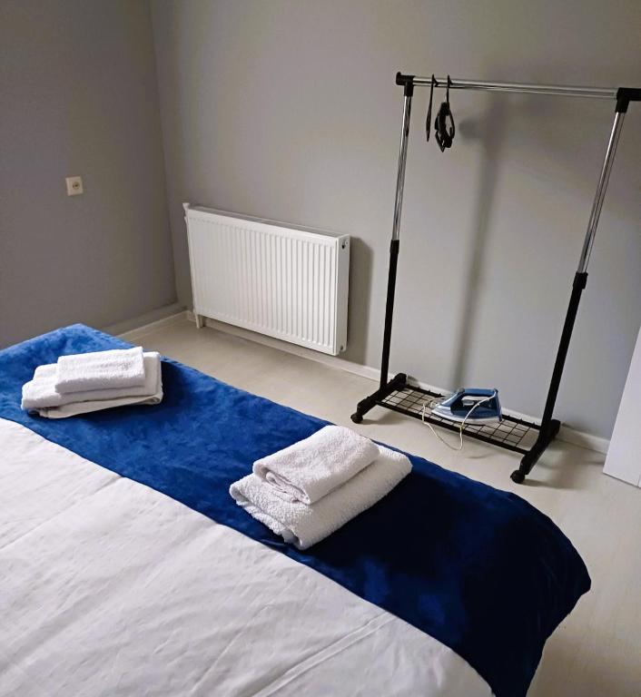 Postel nebo postele na pokoji v ubytování Gablile apartments