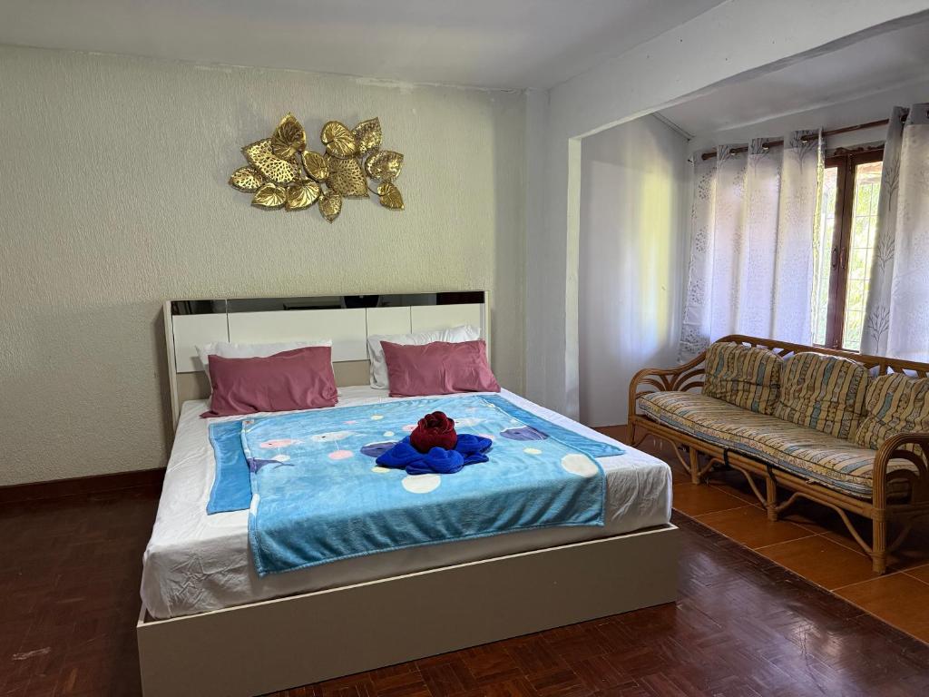 Postel nebo postele na pokoji v ubytování Dikachaya Hostel