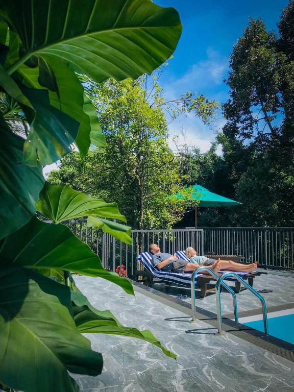 Bazén v ubytování Hotel Yo Kandy nebo v jeho okolí