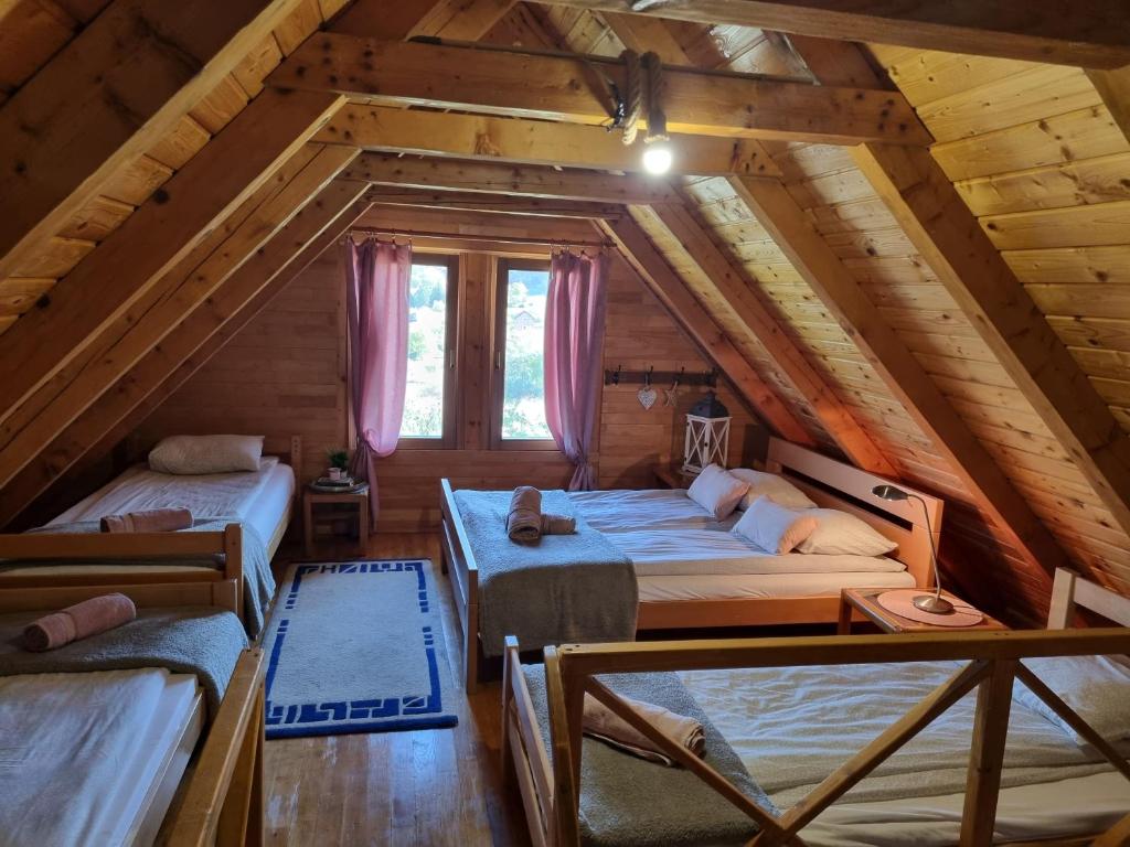 Postel nebo postele na pokoji v ubytování Vila Stancevic wellness