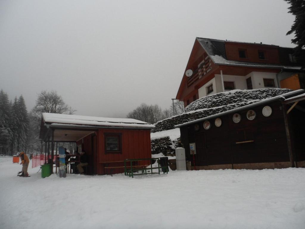 Pension Mikulka v zimě