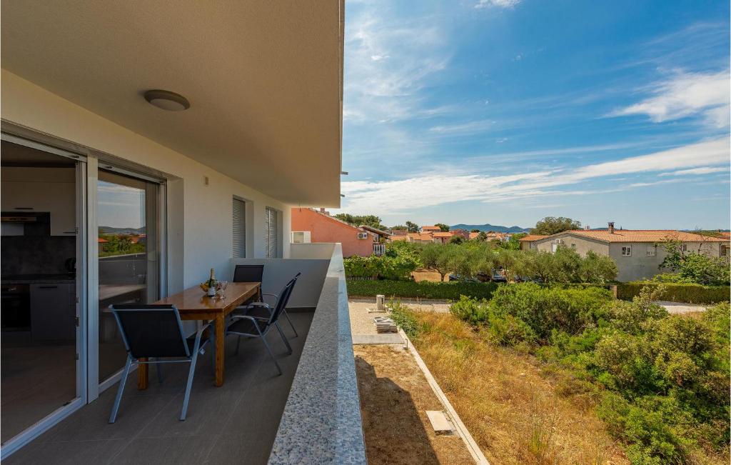 Balkón alebo terasa v ubytovaní Nice Apartment In Bibinje With Wifi