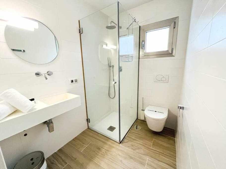 Koupelna v ubytování Villa Itaca Vista mar y piscina climatizada