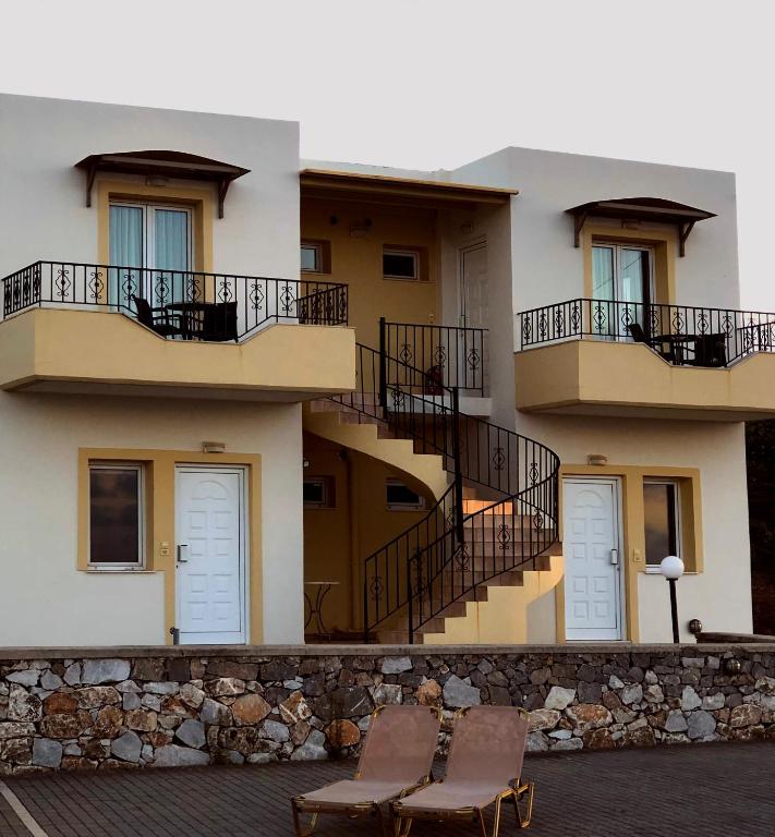 A balcony or terrace at Panos Village