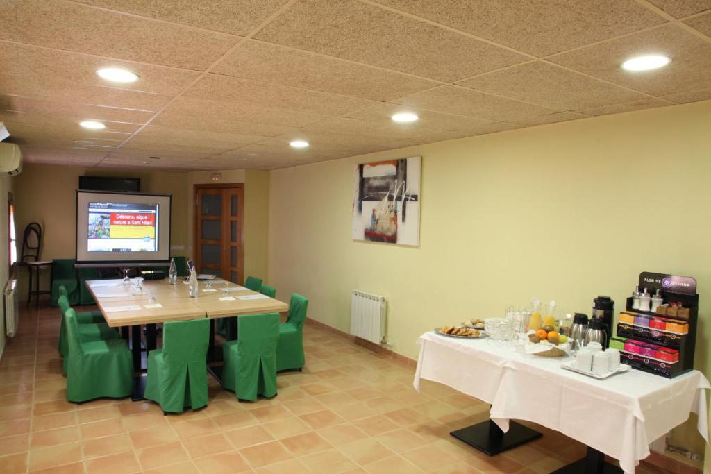Nápoje v ubytování Hotel Ripoll
