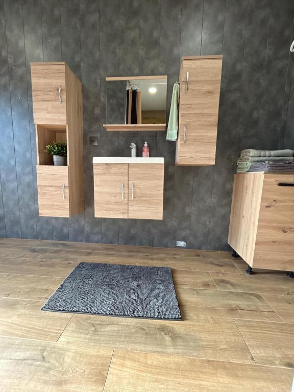Kuchyň nebo kuchyňský kout v ubytování Villa MAK