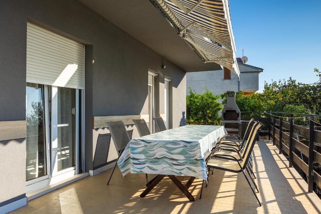 Balkon lub taras w obiekcie Apartments Erla