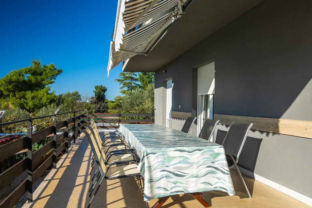 Balkon lub taras w obiekcie Apartments Erla