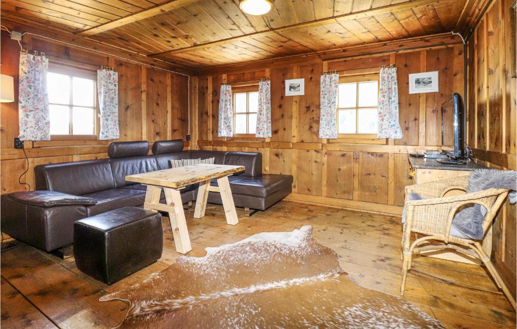 Posezení v ubytování Ferienhaus Mit Sauna