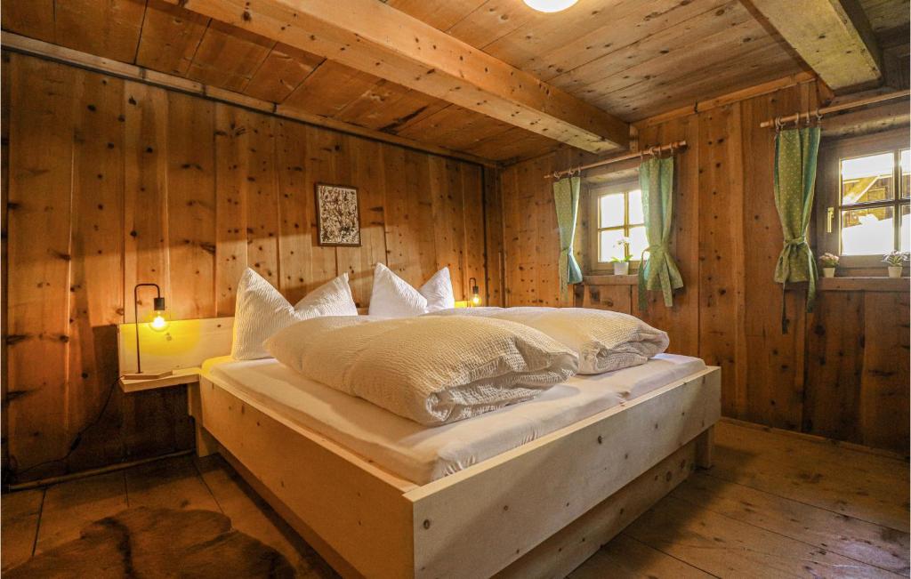 Postel nebo postele na pokoji v ubytování Ferienhaus Mit Sauna