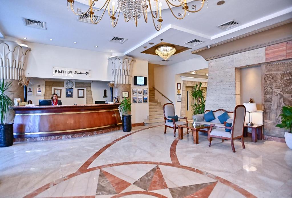 Vstupní hala nebo recepce v ubytování Swiss Inn Nile Hotel