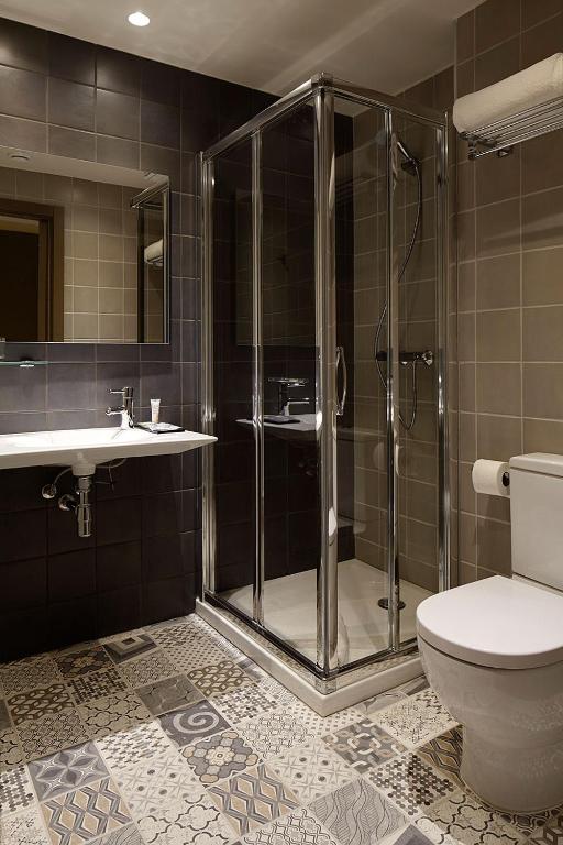 Koupelna v ubytování Hotel Imaz