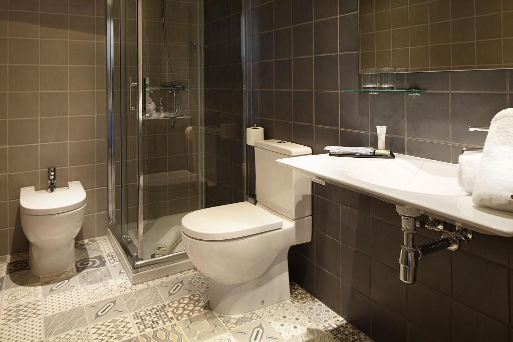 Koupelna v ubytování Hotel Imaz