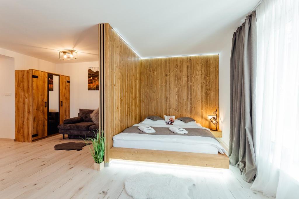 Postel nebo postele na pokoji v ubytování Miracle Seasons
