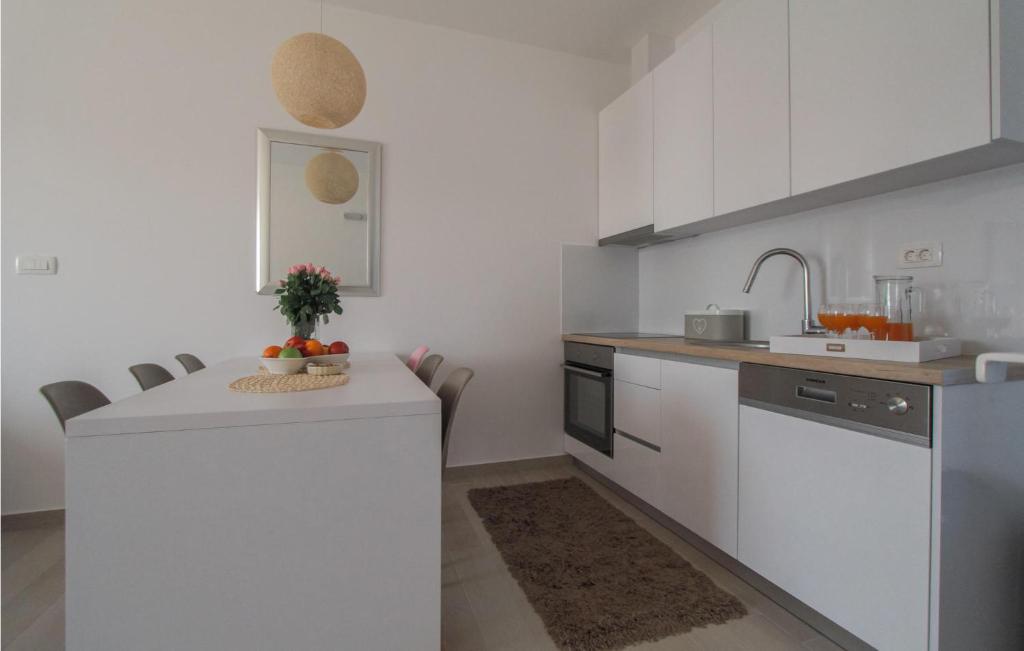 Kuchyňa alebo kuchynka v ubytovaní Amazing Apartment In Okrug Gornji