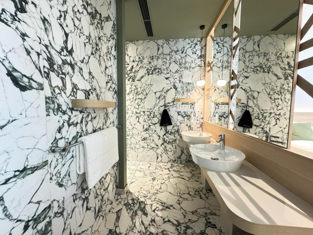 Koupelna v ubytování ARCOTEL AQ Wien