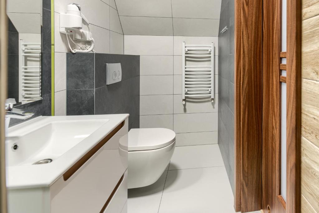 Kúpeľňa v ubytovaní Przytulia Apartamenty i Pokoje