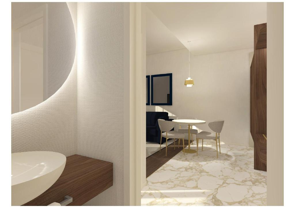 Koupelna v ubytování Parioli Hotel Rimini