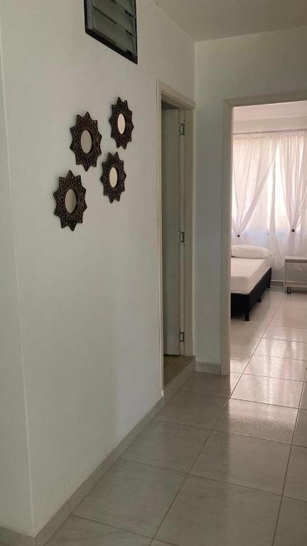 Postel nebo postele na pokoji v ubytování Apartamento Peñaflor 2do Nivel San Rafael