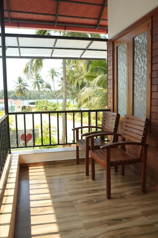 Balkón nebo terasa v ubytování Tropical Blue Resort