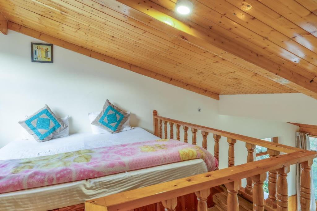 Postel nebo postele na pokoji v ubytování Hide-in Old Manali