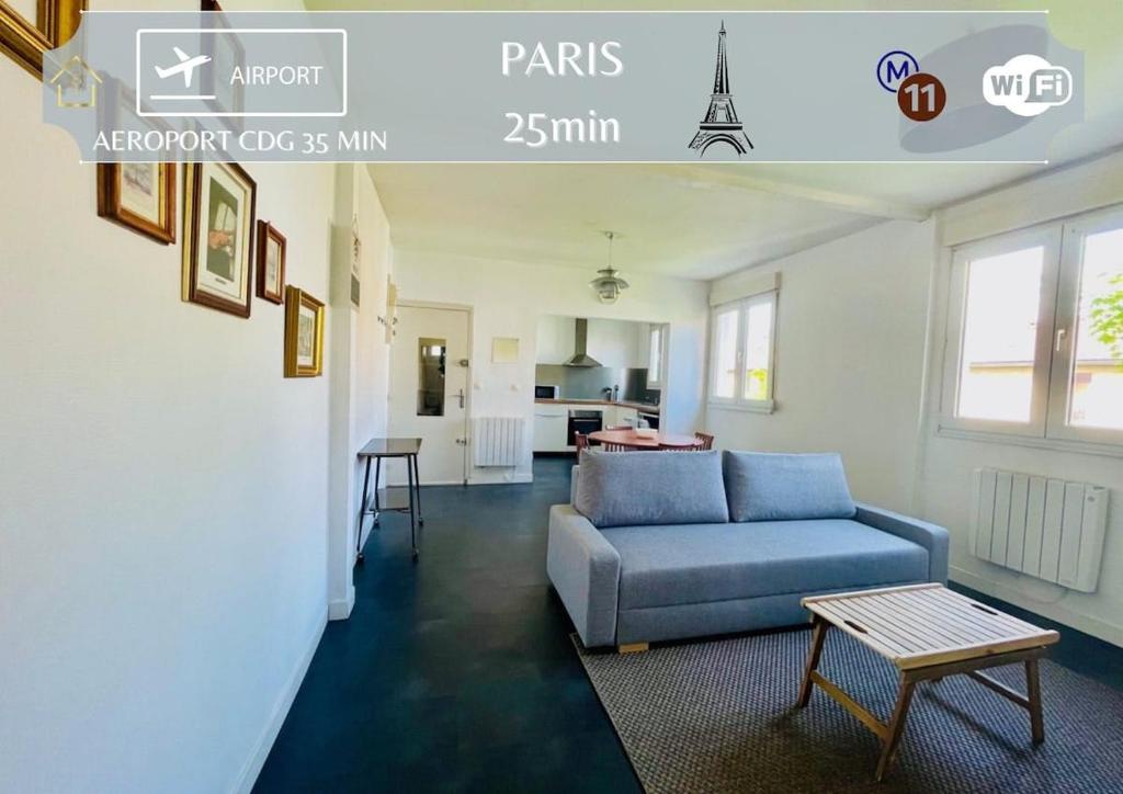 Zdjęcie z galerii obiektu Appart'Hôtel l'Express - 25min de Paris w mieście Romainville