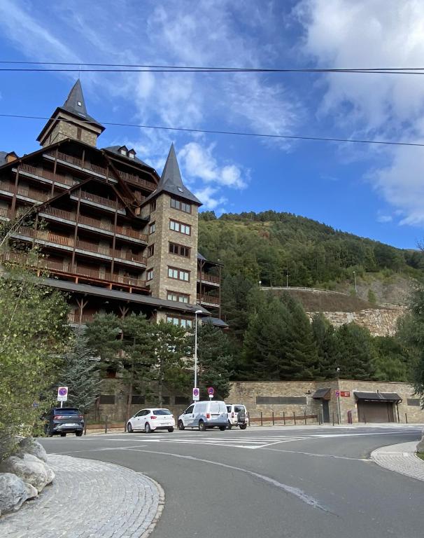Nespecifikovaný výhled na hory nebo výhled na hory při pohledu z apartmánu