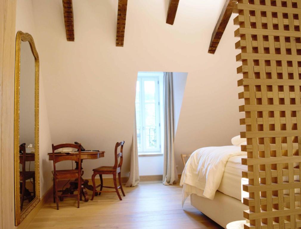 Hôtel Restaurant Auprès d'Angèle - Habitación King Con Vistas Al Jardín