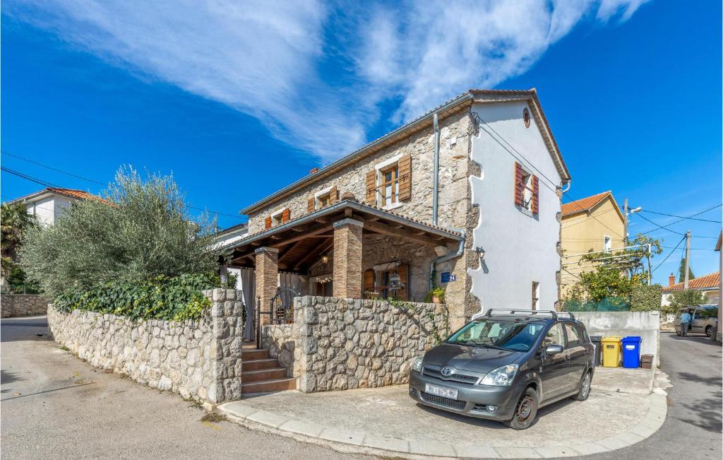 Bygningen som feriehuset ligger i