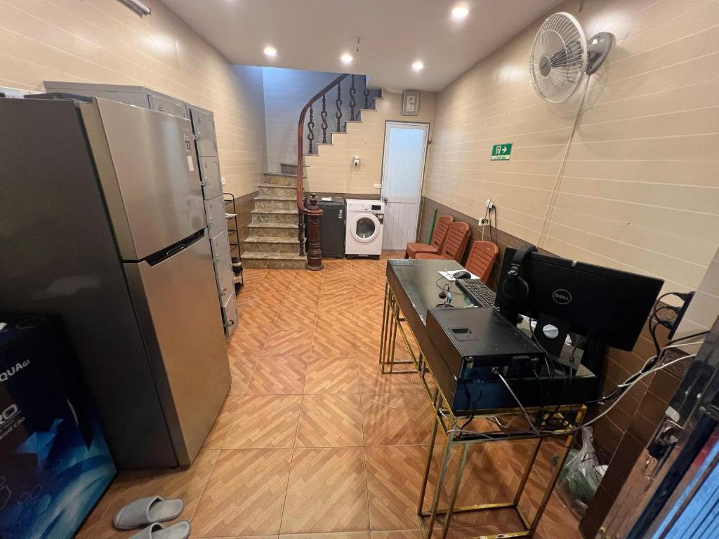 Kuchyň nebo kuchyňský kout v ubytování Hanoifriends
