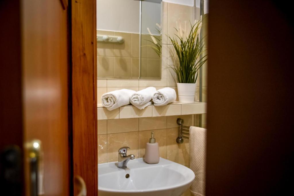 Kúpeľňa v ubytovaní Apartament w Alejce