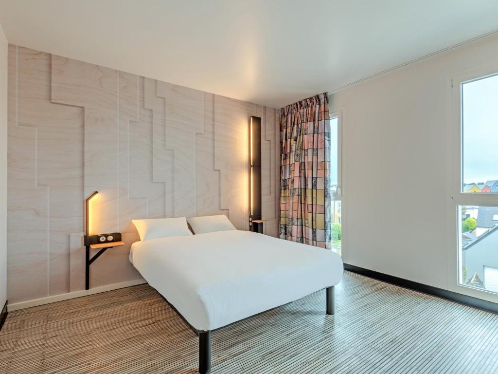 Postel nebo postele na pokoji v ubytování B&B HOTEL Brest Porte de Gouesnou