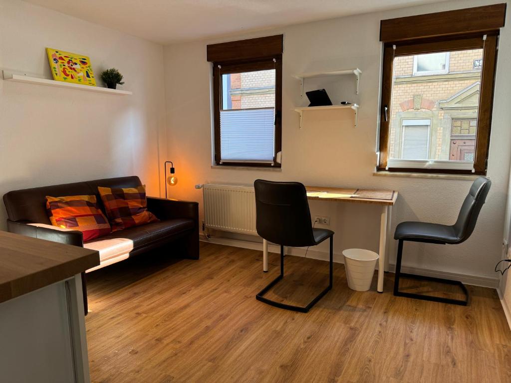 Posezení v ubytování 2 Zimmer Apartment mit kostenlosem Parkplatz