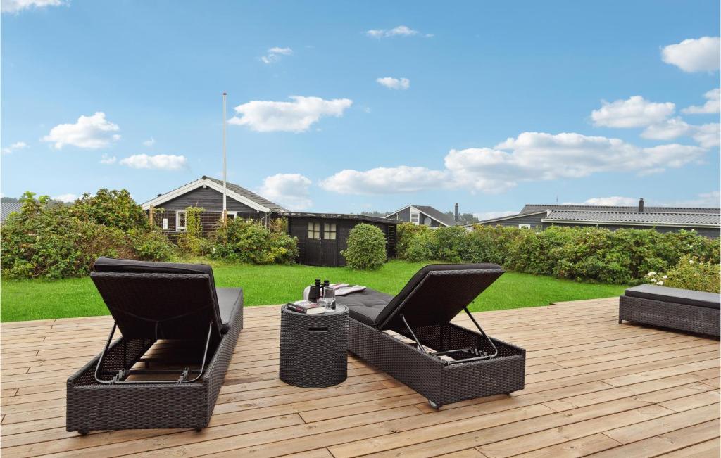 Zahrada ubytování Holiday Home Brunebanke Glesborg