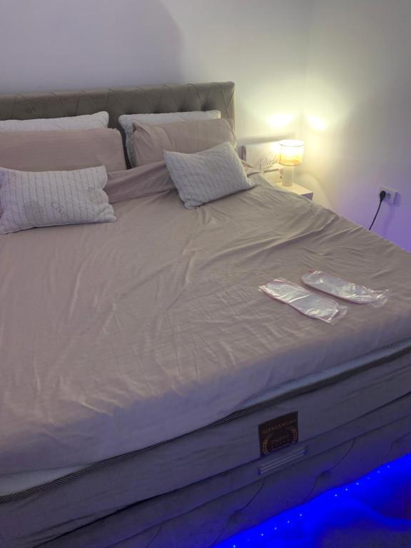 Postel nebo postele na pokoji v ubytování Petra Apartments