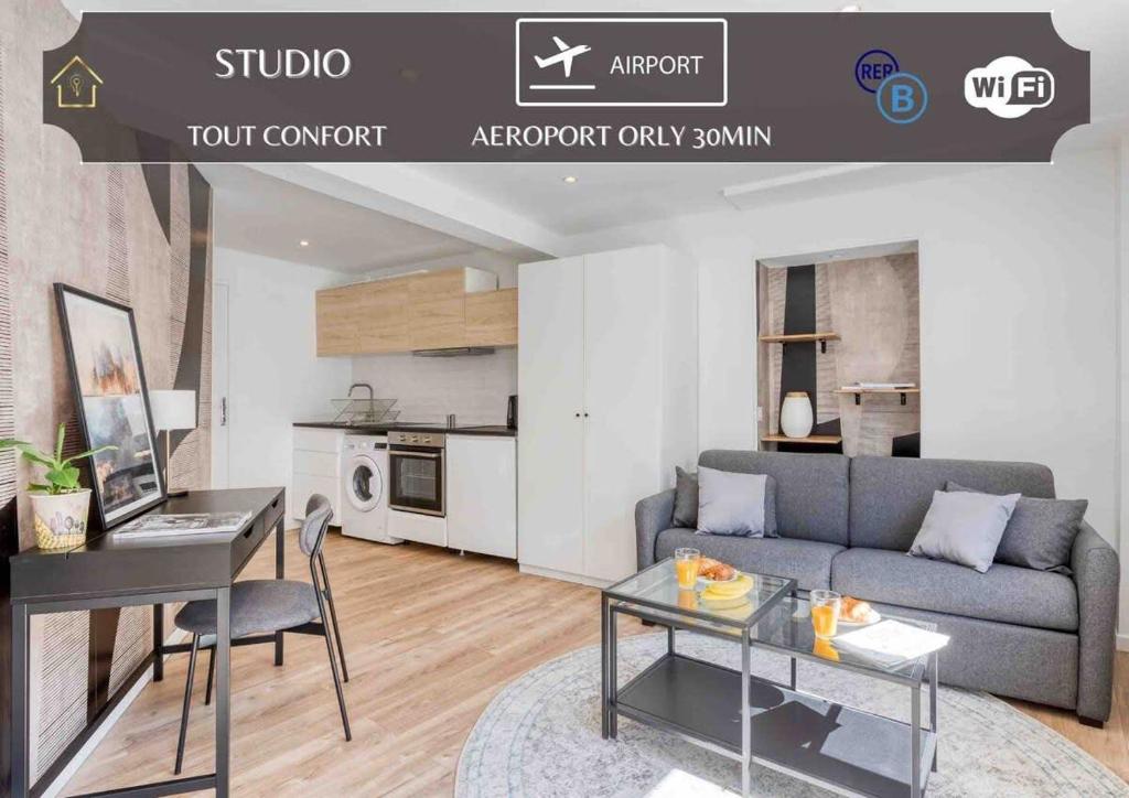 Studio Black & Gold Proche Versailles - Housity