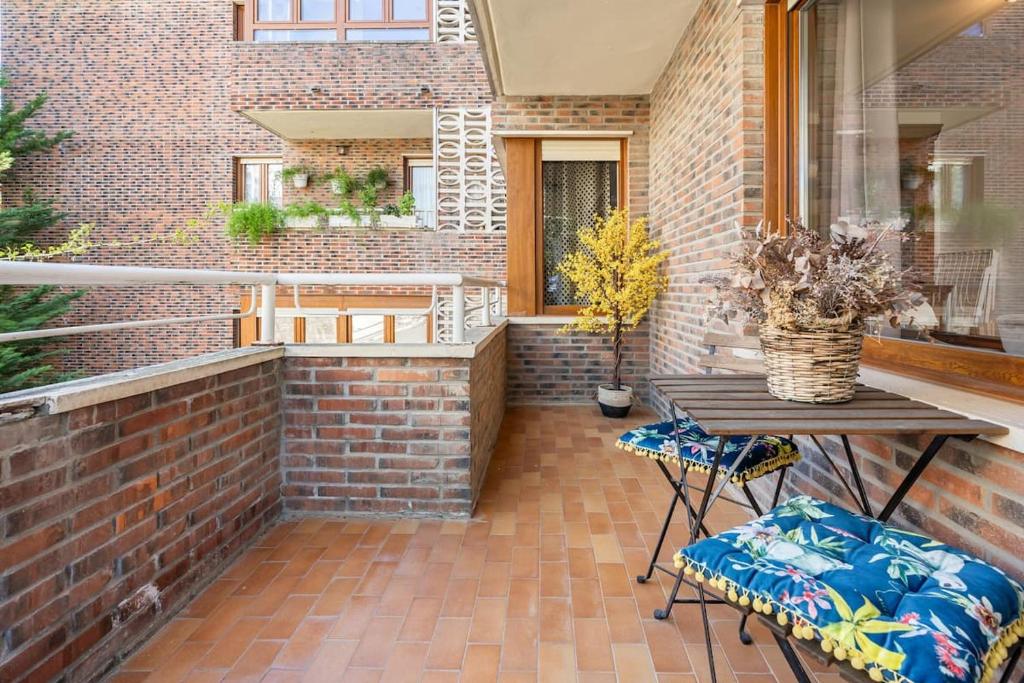 Balkón nebo terasa v ubytování Living BeraBera