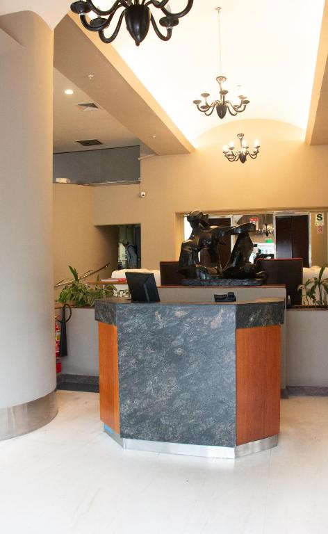 Vstupní hala nebo recepce v ubytování J&A Classic Hotel