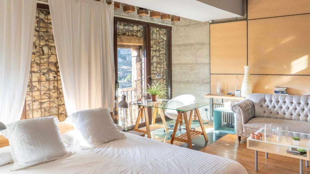 Posteľ alebo postele v izbe v ubytovaní Loft Rural LaCalata