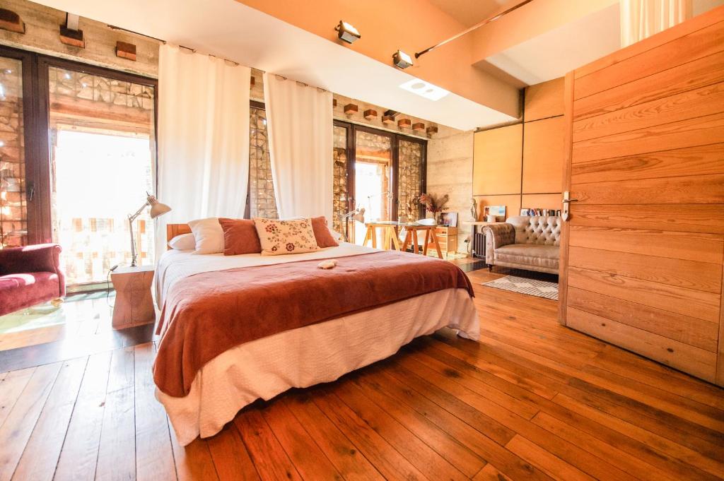 Posteľ alebo postele v izbe v ubytovaní Loft Rural LaCalata