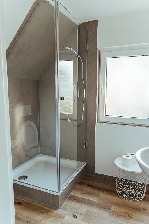 Koupelna v ubytování Proud-Apartments Gießen