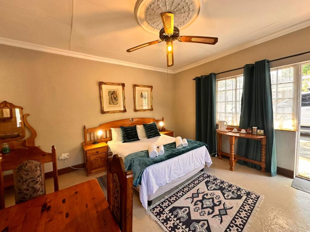 Postel nebo postele na pokoji v ubytování Farm stay at Fennel Cottage on Haldon Estate