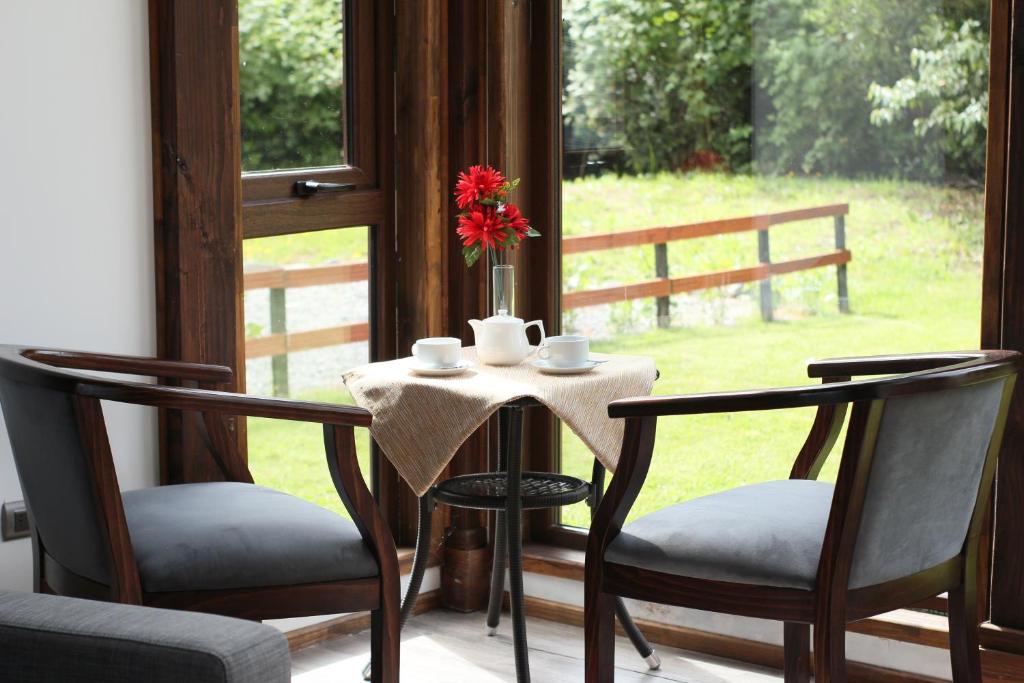 Zahrada ubytování Entre Volcanes Lodge