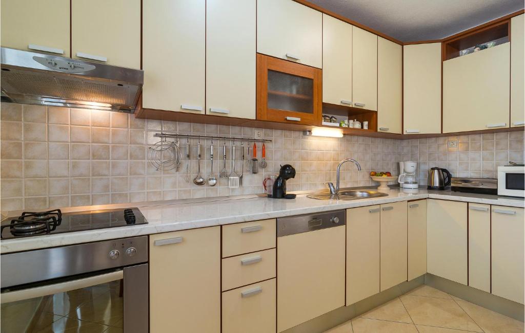 Kuchyňa alebo kuchynka v ubytovaní Three-Bedroom Holiday Home In Brstanovo