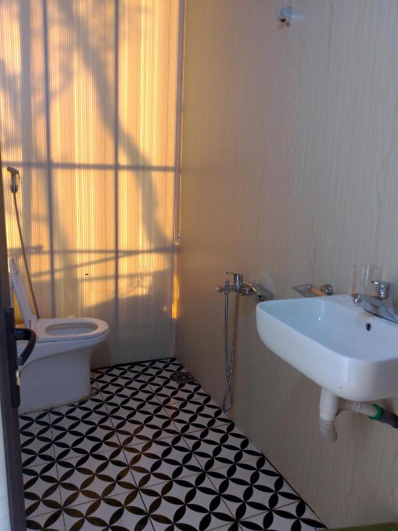 Koupelna v ubytování Tà Xùa Casablanca Homestay