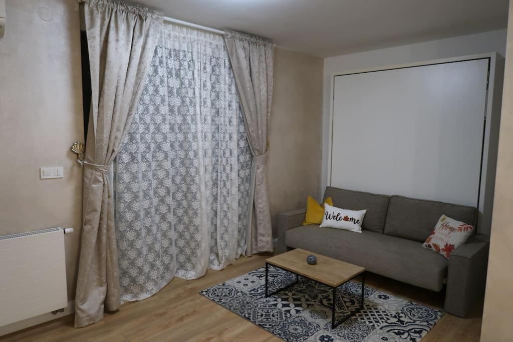 Χώρος καθιστικού στο Studio apartman Črnomerec