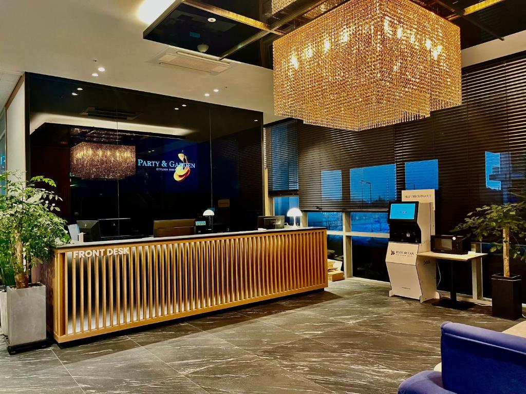 TV a/nebo společenská místnost v ubytování Blue Ocean Hotel 3